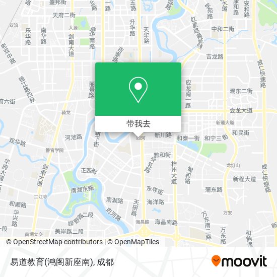 易道教育(鸿阁新座南)地图