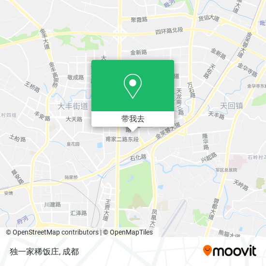 独一家稀饭庄地图