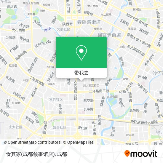 食其家(成都领事馆店)地图