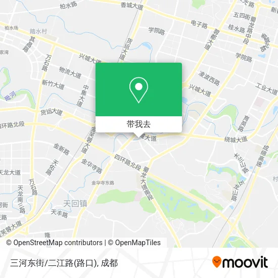 三河东街/二江路(路口)地图