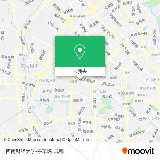西南财经大学-停车场地图