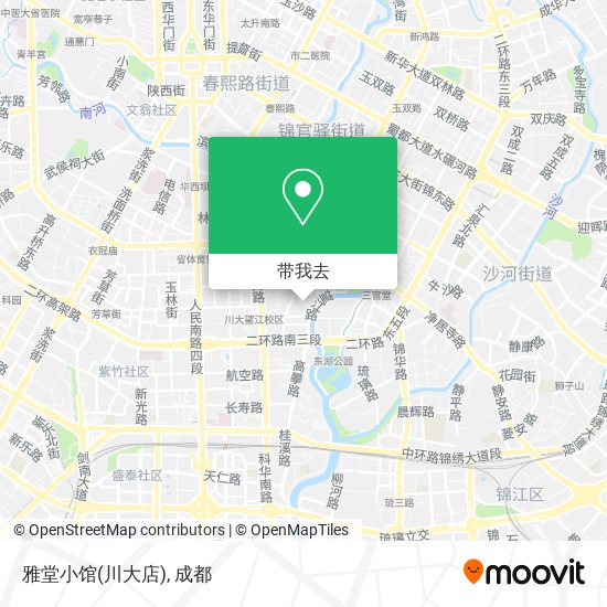雅堂小馆(川大店)地图