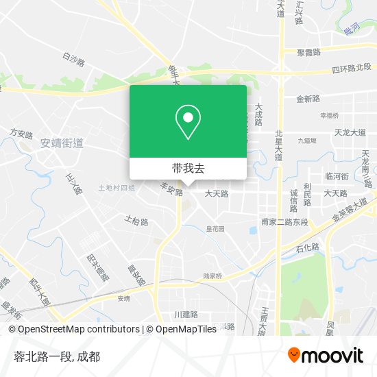 蓉北路一段地图
