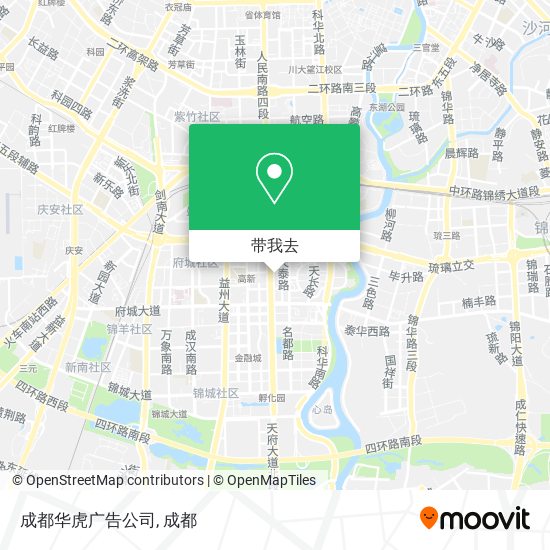 成都华虎广告公司地图