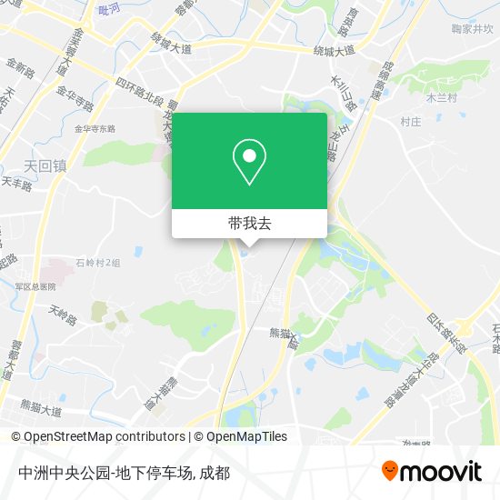 中洲中央公园-地下停车场地图