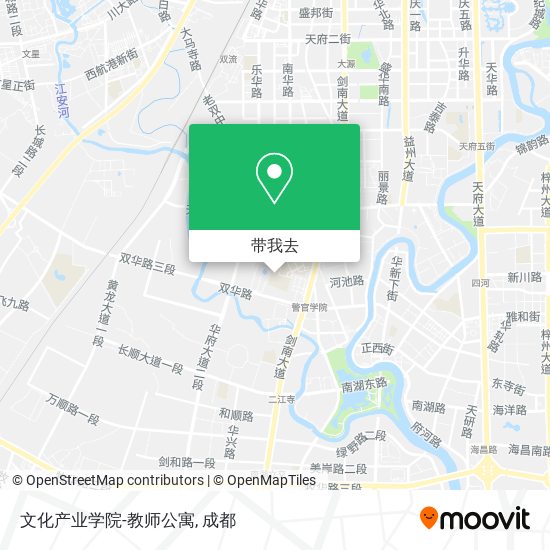 文化产业学院-教师公寓地图