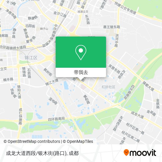 成龙大道西段/银木街(路口)地图