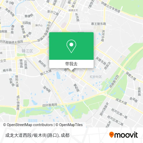 成龙大道西段/银木街(路口)地图