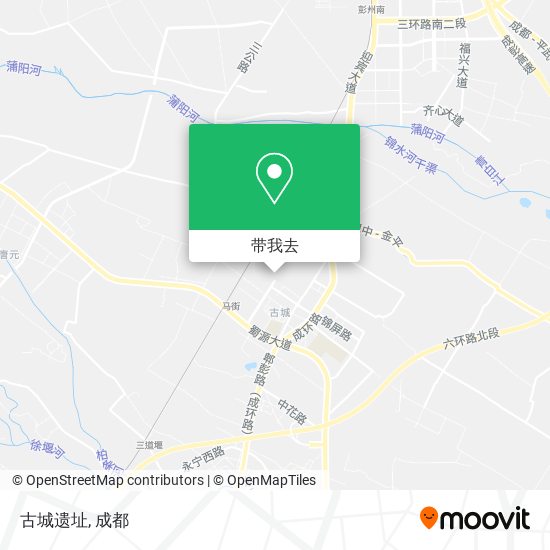 古城遗址地图