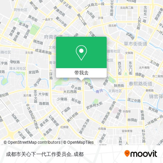 成都市关心下一代工作委员会地图