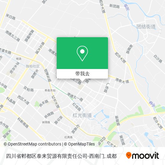 四川省郫都区泰来贸源有限责任公司-西南门地图