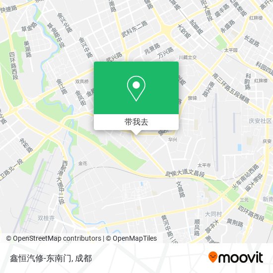 鑫恒汽修-东南门地图