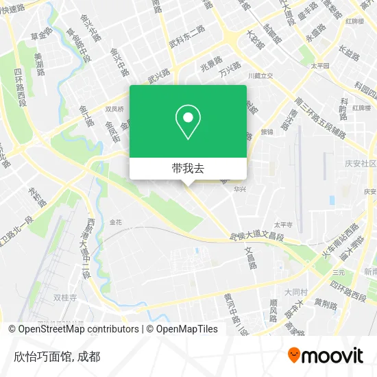 欣怡巧面馆地图