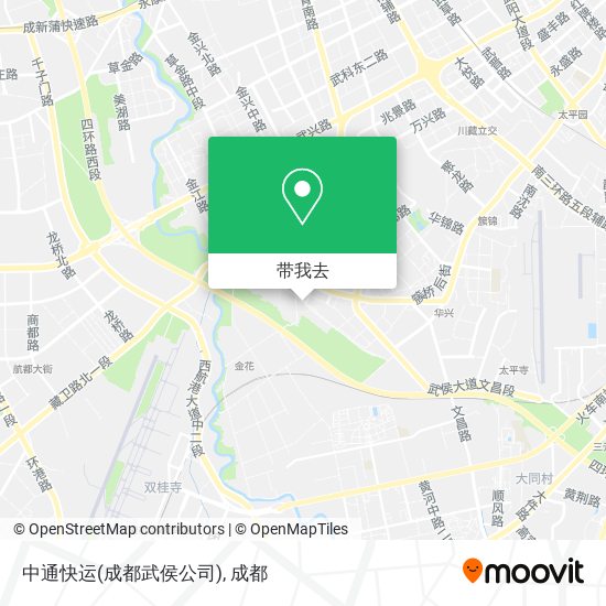 中通快运(成都武侯公司)地图