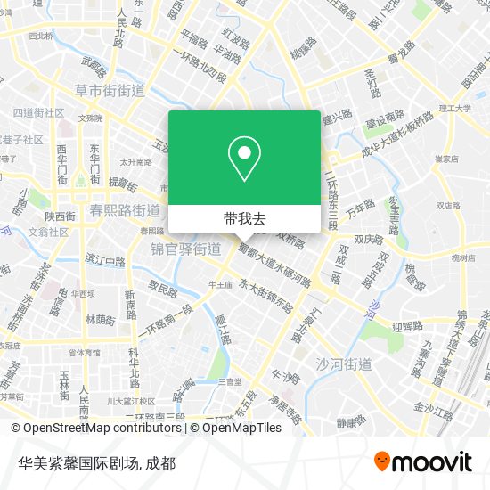 华美紫馨国际剧场地图
