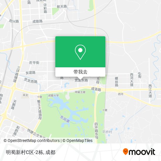 明蜀新村C区-2栋地图