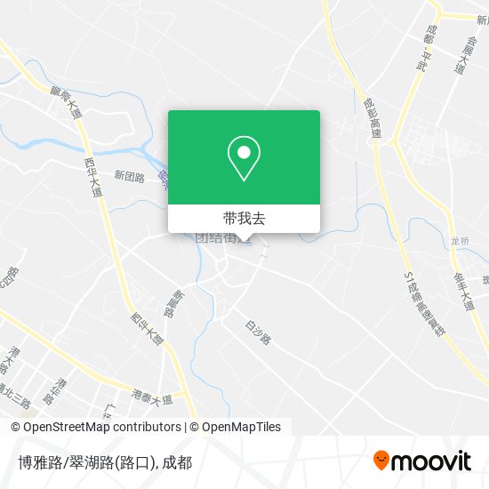 博雅路/翠湖路(路口)地图