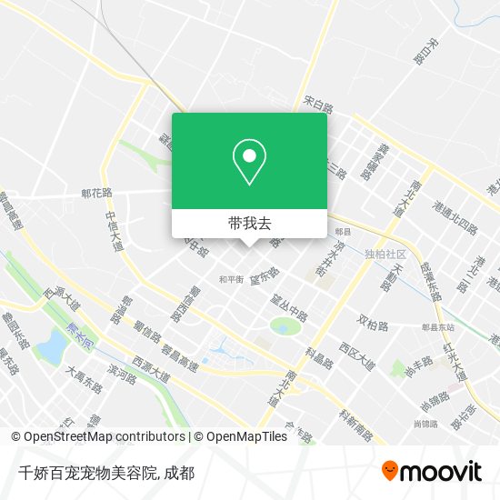 千娇百宠宠物美容院地图
