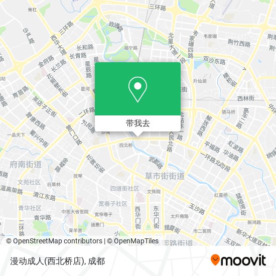 漫动成人(西北桥店)地图