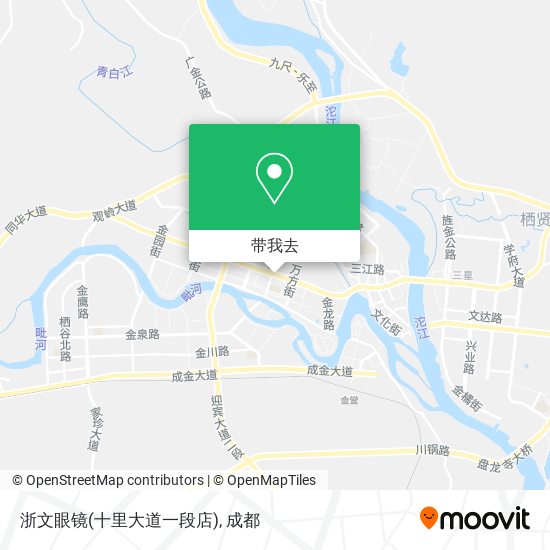 浙文眼镜(十里大道一段店)地图