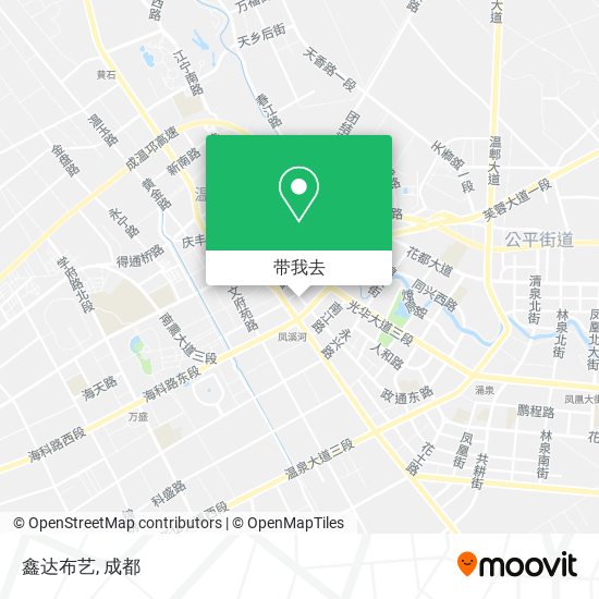 鑫达布艺地图