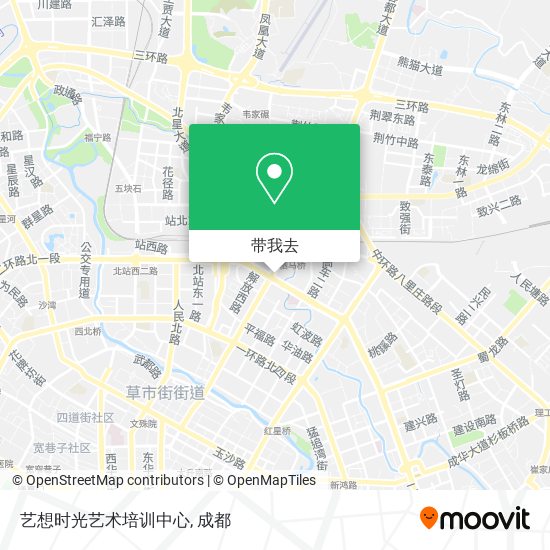 艺想时光艺术培训中心地图