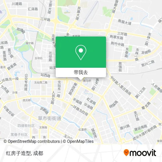 红房子造型地图