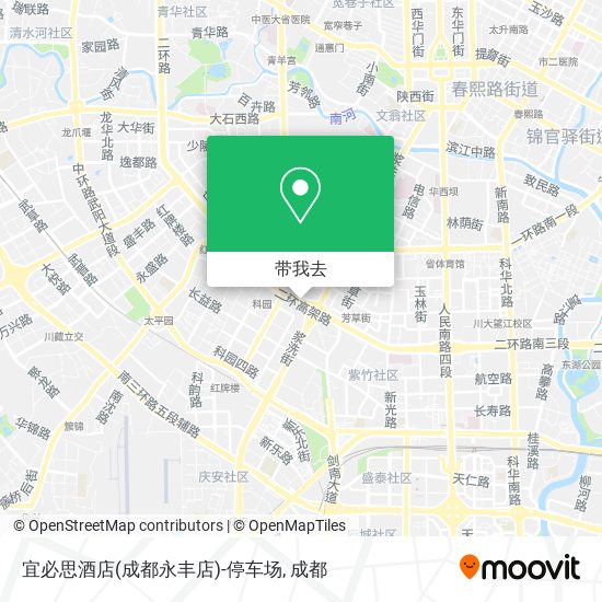 宜必思酒店(成都永丰店)-停车场地图