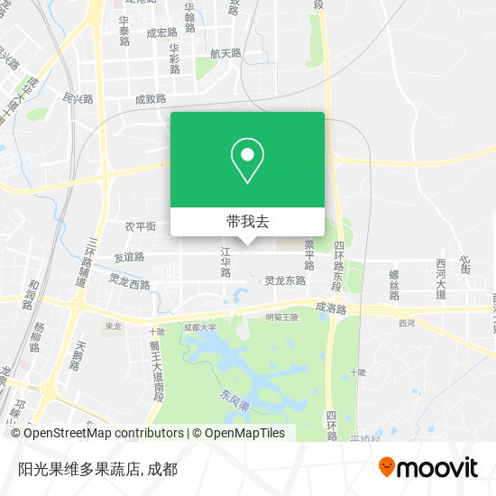 阳光果维多果蔬店地图