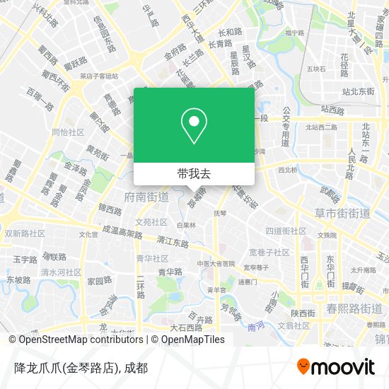 降龙爪爪(金琴路店)地图