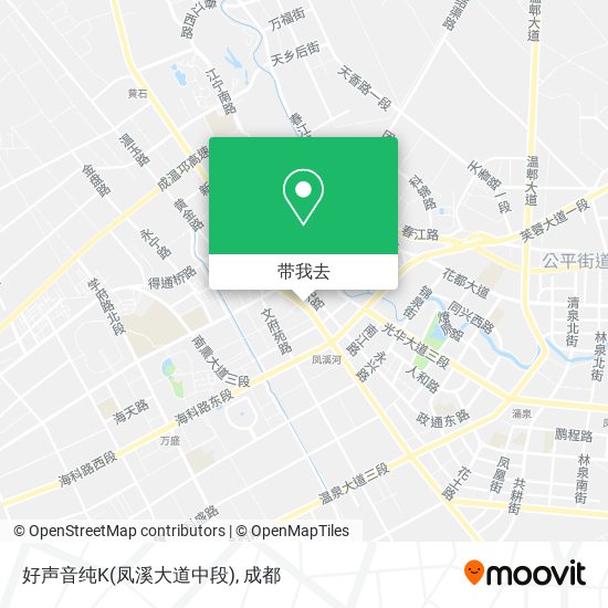 好声音纯K(凤溪大道中段)地图