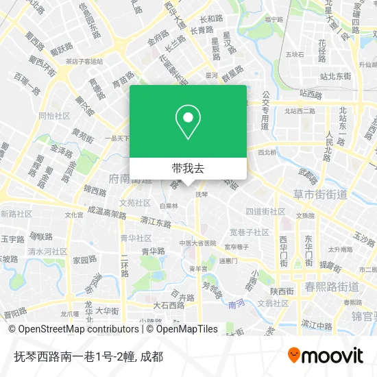 抚琴西路南一巷1号-2幢地图
