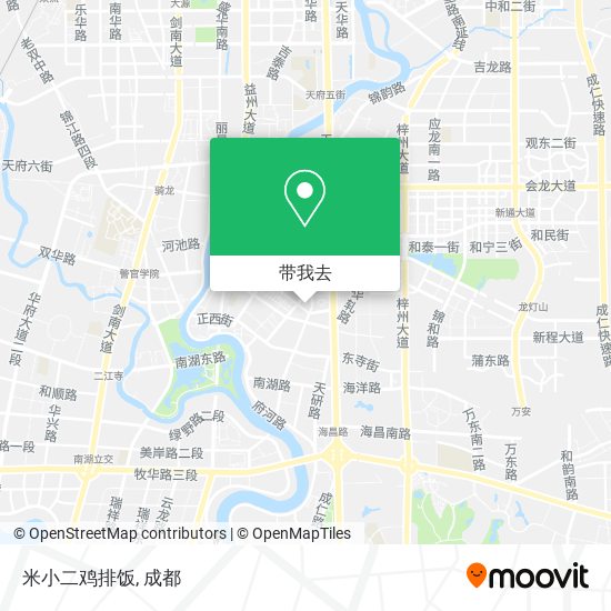 米小二鸡排饭地图