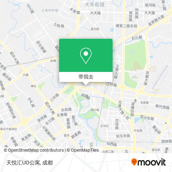 天悦汇UO公寓地图