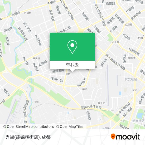秀黛(簇锦横街店)地图