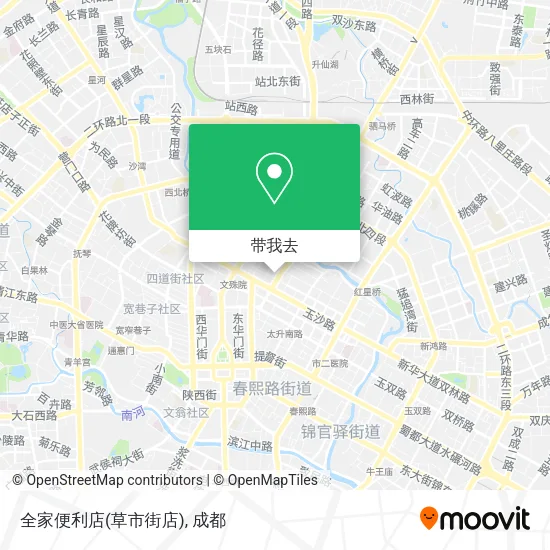 全家便利店(草市街店)地图