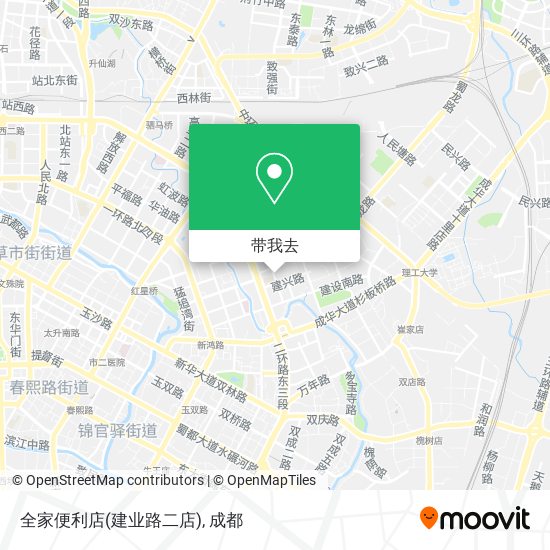 全家便利店(建业路二店)地图