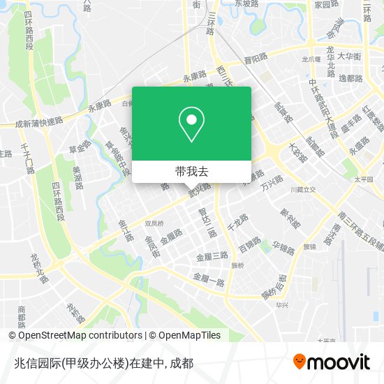兆信园际(甲级办公楼)在建中地图