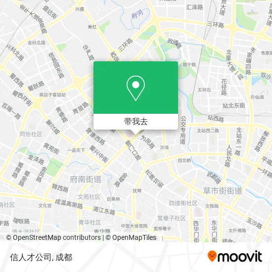 信人才公司地图