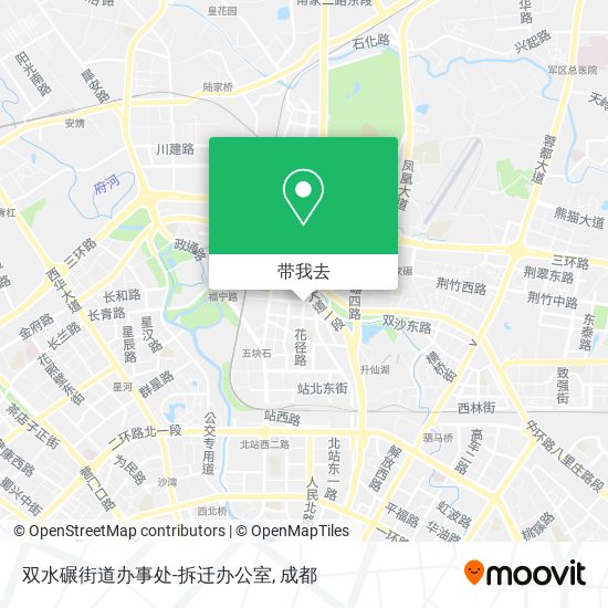 双水碾街道办事处-拆迁办公室地图