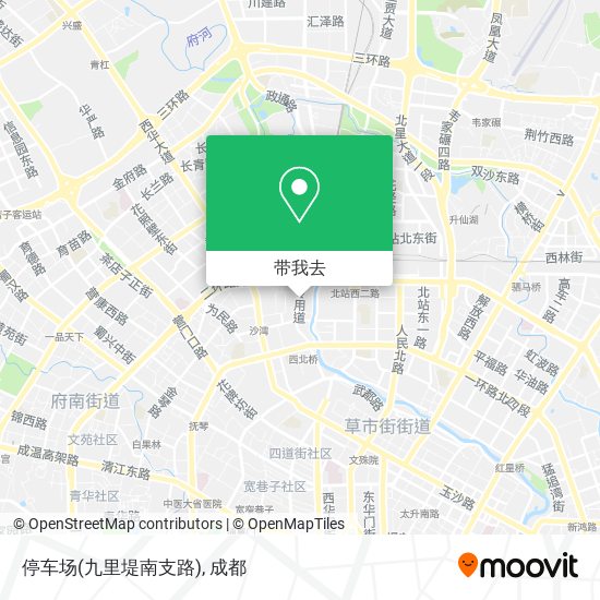 停车场(九里堤南支路)地图