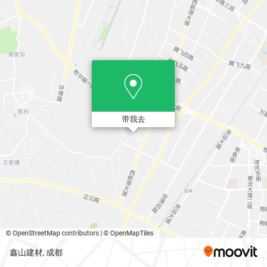 鑫山建材地图