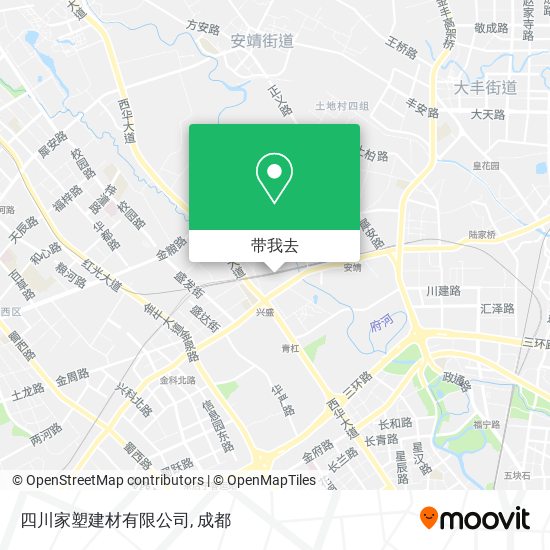 四川家塑建材有限公司地图