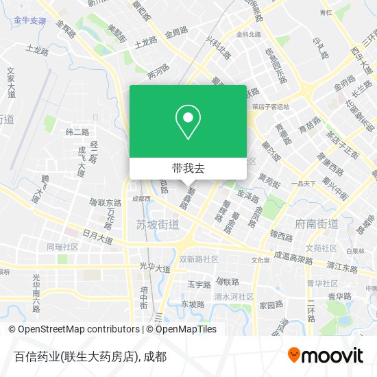 百信药业(联生大药房店)地图