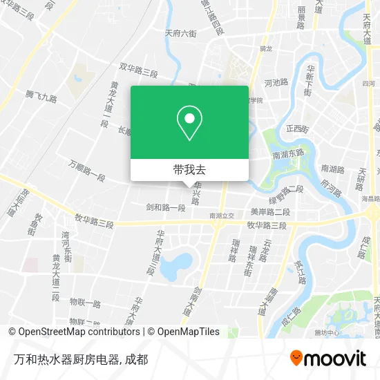 万和热水器厨房电器地图