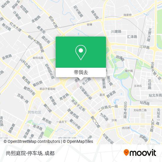 尚熙庭院-停车场地图