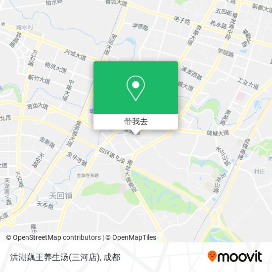 洪湖藕王养生汤(三河店)地图