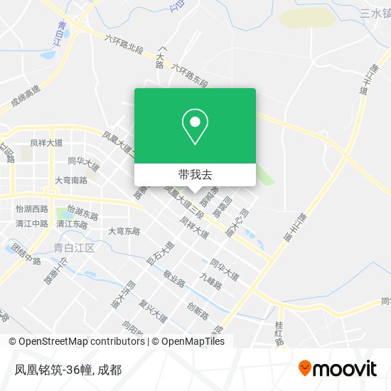 凤凰铭筑-36幢地图