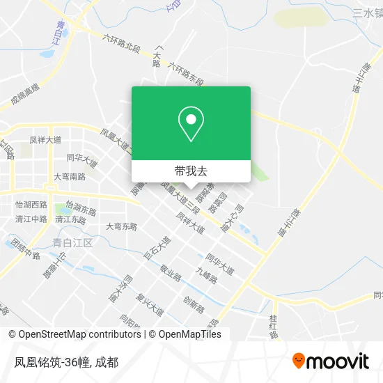 凤凰铭筑-36幢地图