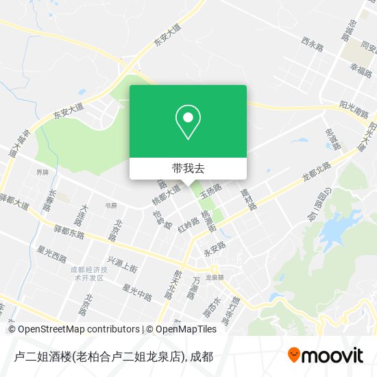 卢二姐酒楼(老柏合卢二姐龙泉店)地图